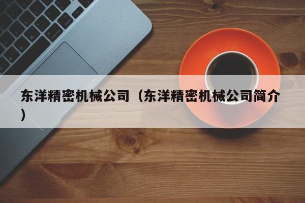 東洋精密機械公司（東洋精密機械公司簡介 ）